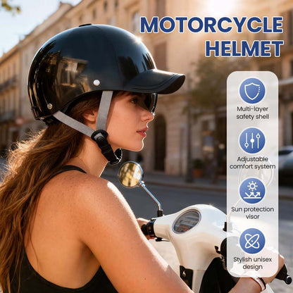 🧢🏍️ Kask motocyklowy dla kobiet i mężczyzn – lekki i przewiewny – płatność przy odbiorze ✅