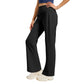🏆LAST DAY SALE 60% OFF：ONLY ￡14.99‼️🥰Figure-Flattering Straight-Leg Yoga Pants✨High Waist Stretch Slim Fit Breathable Workout Trousers