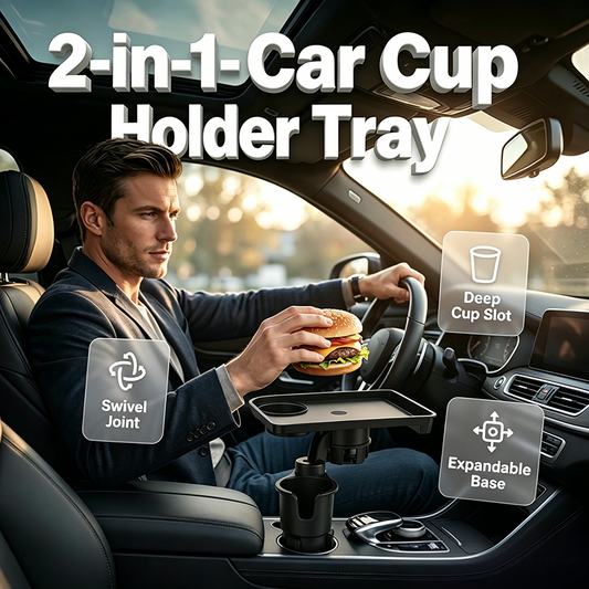 🚗 Przedłużka do uchwytu na kubek w samochodzie – 📱 Montaż bez użycia narzędzi – Płatność przy odbiorze ✅