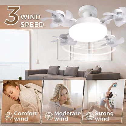 🌙❄️Cicha lampa sufitowa LED z wentylatorem E27 – 🏠 energooszczędna i cicha, nadająca się do użytku przez cały rok – płatność przy odbiorze🧊