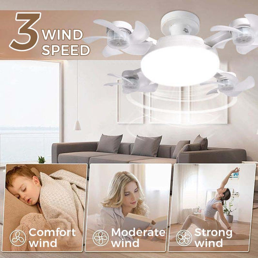🌙❄️Cicha lampa sufitowa LED z wentylatorem E27 – 🏠 energooszczędna i cicha, nadająca się do użytku przez cały rok – płatność przy odbiorze🧊
