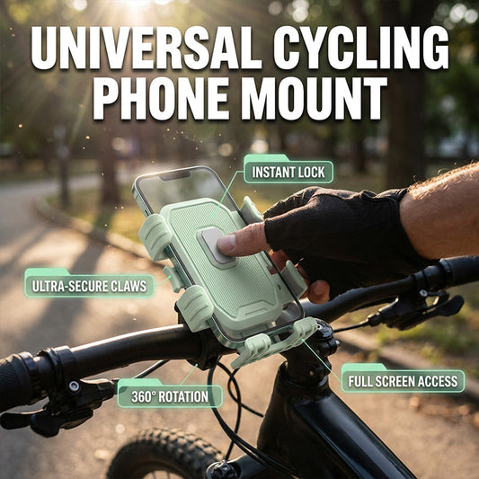 📱🚴 Uchwyt na telefon z nawigacją rowerową – 🔒 Amortyzacja we wszystkich kierunkach –  Płatność przy odbiorze 🌟