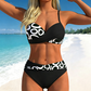 Dwuczęściowy zestaw bikini push-up dla kobiet