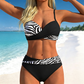 Dwuczęściowy zestaw bikini push-up dla kobiet