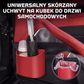 🚗 50% ZNIŻKI! Skórzany uchwyt na kubek do drzwi samochodu – szeroki otwór, łatwy dostęp do napojów i telefonu. Bezpieczne mocowanie na klips. Wykonany ze skóry PU, wytrzymały i stylowy. 🛡️✨