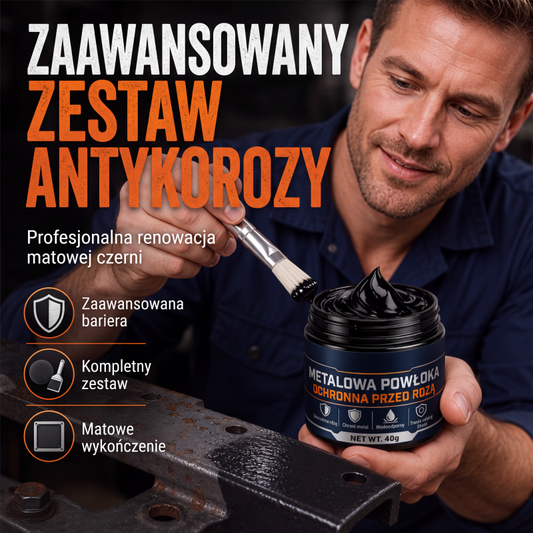 Czarna pasta naprawcza do ochrony metalu przed rdzą
