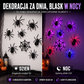 Twoje dekoracje Halloween są nudne i nie straszne? – 3D naklejki ścienne z pająkami z migającymi diodami LED – wypróbuj upiorny efekt, który ożywi Twoją przestrzeń. Na pobranie! 🕷️