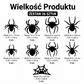 Twoje dekoracje Halloween są nudne i nie straszne? – 3D naklejki ścienne z pająkami z migającymi diodami LED – wypróbuj upiorny efekt, który ożywi Twoją przestrzeń. Na pobranie! 🕷️