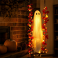 CZY TO CI PRZESZKADZA? Twoje dekoracje Halloween są nudne i nie przyciągają uwagi? – 1.5m wiszący duch na huśtawce z pilotem – wypróbuj efektowną dekorację, która zachwyci sąsiadów. Na pobranie! 👻