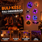 Stwórz nastrojową halloweenową atmosferę w swojej sypialni – świecąca naklejka ścienna 3D z miękkim światłem otoczenia. Na pobranie! 🎃