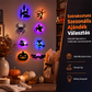 Stwórz nastrojową halloweenową atmosferę w swojej sypialni – świecąca naklejka ścienna 3D z miękkim światłem otoczenia. Na pobranie! 🎃