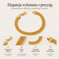 Twój nadgarstek wygląda pusto i brakuje mu blasku? – szeroka pleciona bransoletka pokryta 14-karatowym złotem – złoty połysk, który podnosi każdą stylizację. Na pobranie! ✨