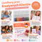 Chcesz błyszczącego efektu na kartkach i w dzienniku? – zestaw brokatowych długopisów – widoczne na jasnym i ciemnym papierze, idealne do DIY. Na pobranie! 🎨