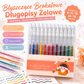Chcesz błyszczącego efektu na kartkach i w dzienniku? – zestaw brokatowych długopisów – widoczne na jasnym i ciemnym papierze, idealne do DIY. Na pobranie! 🎨