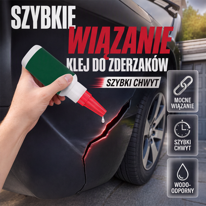 Pęknięcie na zderzaku – wymiana jest droga, a pozostawienie szpeci? – szybkoschnący klej do zderzaków – 20ml precyzyjnej aplikacji, szybkie łączenie pęknięć. Na pobranie！ 🚗