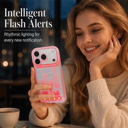 Etui LED z motylem na telefon – migające światło przy połączeniach i powiadomieniach, nigdy nie przegapisz ważnych wiadomości. Na pobranie! 🦋