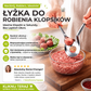 Formuj idealne klopsiki w kilka sekund – bez brudzenia rąk i przyklejania mięsa – Łyżka do formowania klopsików – Na pobranie! 🍖