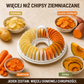 Chrupiące chipsy warzywne bez jednej kropli oleju – zdrowa przekąska w kilka minut w kuchence mikrofalowej – Zestaw do robienia chipsów bez oleju – Na pobranie! 🥔