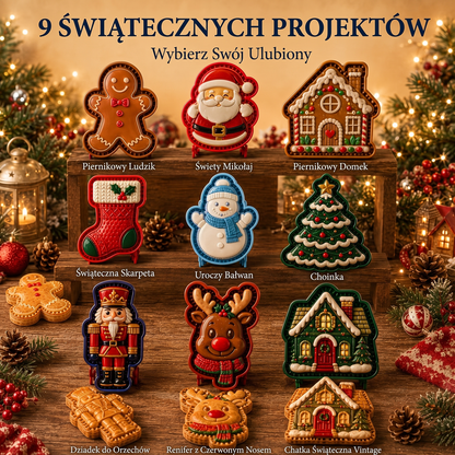9 wzorów świątecznych – Mikołaj, renifer, choinka i więcej – tworzą różnorodne smakołyki, które zachwycą gości – Forma do ciastek świątecznych – Na pobranie! 🎅