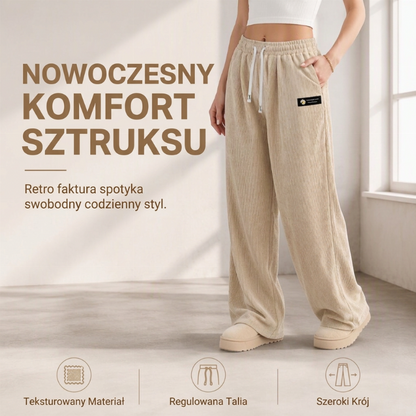 👖 Spodnie z luźnej ściągaczem – Wygodne, swobodne, stylowe ✨