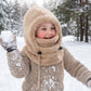 ❄️Dziecięca kominiarka rowerowa – Wiatroszczelna, ocieplana 🔥