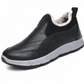 👞 Męskie zimowe buty slip-on – Ocieplane polarem, wodoodporne, antypoślizgowe ✨