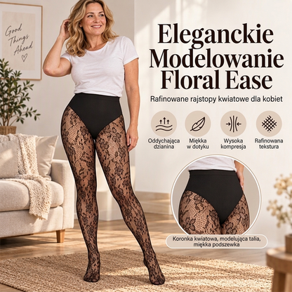 👠 Damskie podkolanówki z siateczki i koronki – Modelujące talię, stylowe ✨