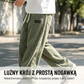 👖 Męskie spodnie ze ściągaczem – Luźne, z kieszeniami, komfortowe 🔥