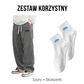 👖 Męskie spodnie ze ściągaczem – Luźne, z kieszeniami, komfortowe 🔥