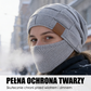 🌬️ Zimowa czapka z osłoną – Dzianina, ciepło, komfort ⚡