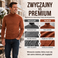 🧥 Klasyczny dopasowany sweter męski z golfem – Elegancki, ciepły, uniwersalny ✨