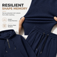 🔥Gratis verzending✈️Casual tweedelige trainingsset voor heren van wafelstructuur: hoodie met halve rits en broek met rechte pijpen
