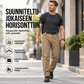 Miesten ulkoiluun sopivat hoikkaan malliin tehdyt taktiset housut