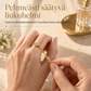 💍Säädettävä kultavyöhykkeinen Marquis-sirohelmi, jossa on pehmeä ketjusormus naisille, yksinkertainen vetoketjun etusormus