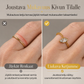 💍Säädettävä kultavyöhykkeinen Marquis-sirohelmi, jossa on pehmeä ketjusormus naisille, yksinkertainen vetoketjun etusormus
