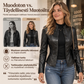 Naisten Slim-fit -faux-takki