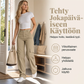 Naisten tyylikkäät ja vyötäröä kapeuttavat cargo-housut